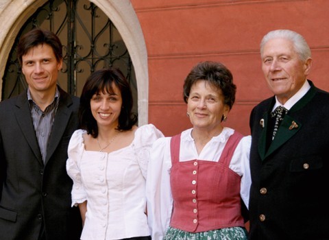 Christof, Sabine, Hilde e Herbert Tiefenbrunner